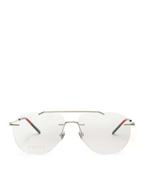 gucci aviator prescription glasses|Gucci aviator optical glasses.